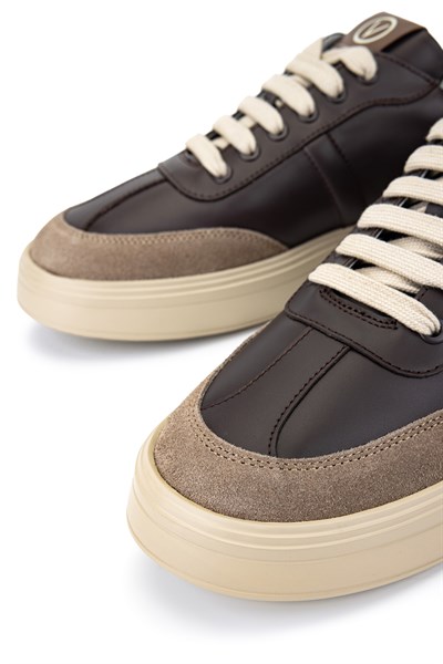 Mario Valentino Erkek Hakiki Deri Kahverengi Sneakers & Spor Ayakkabı