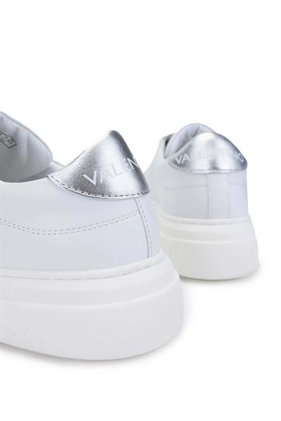 Mario Valentino Kadın Hakiki Deri Beyaz/Gümüş Sneakers & Spor Ayakkabı