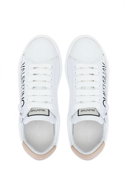 Mario Valentino Kadın Hakiki Deri Beyaz/Nude Sneakers & Spor Ayakkabı