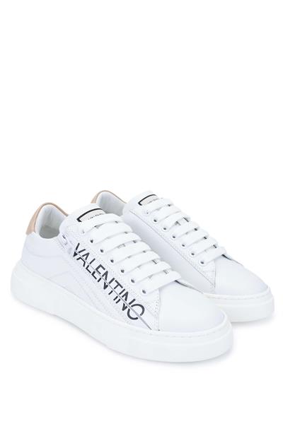 Mario Valentino Kadın Hakiki Deri Beyaz/Nude Sneakers & Spor Ayakkabı