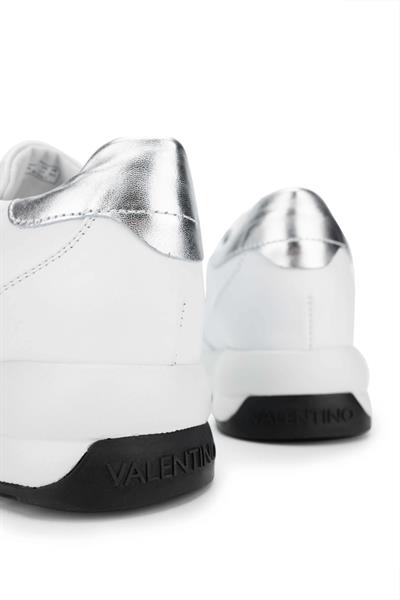 Mario Valentino Kadın Hakiki Deri Beyaz/Gümüş Sneakers & Spor Ayakkabı