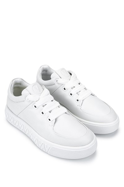 Mario Valentino Kadın Hakiki Deri Beyaz Sneakers & Spor Ayakkabı