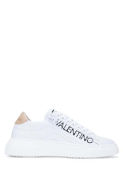 Mario Valentino Kadın Hakiki Deri Beyaz/Nude Sneakers & Spor Ayakkabı
