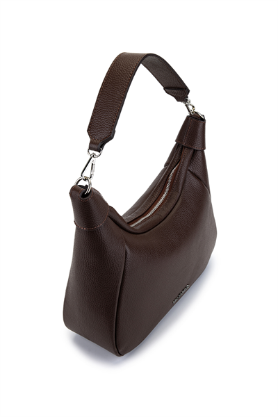 Mario Valentino Kadın Hakiki Deri Kahverengi Omuz Çanta