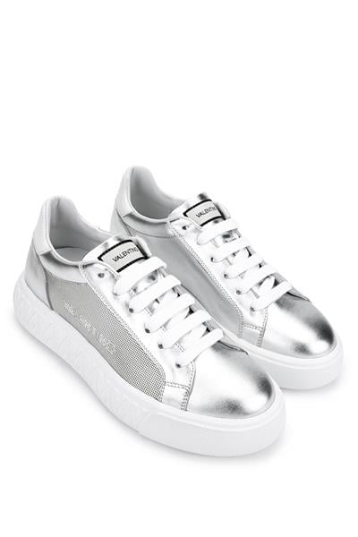 Mario Valentino Kadın Hakiki Deri Metalik Sneakers & Spor Ayakkabı