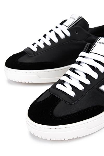 Mario Valentino Kadın Hakiki Deri Siyah/Beyaz Sneakers & Spor Ayakkabı