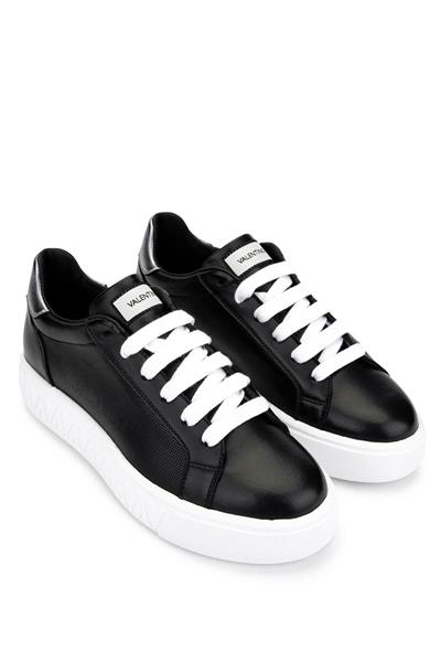 Mario Valentino Kadın Hakiki Deri Siyah Sneakers & Spor Ayakkabı