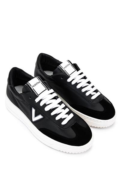 Mario Valentino Kadın Hakiki Deri Siyah/Beyaz Sneakers & Spor Ayakkabı