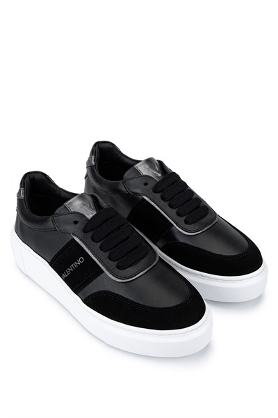 Mario Valentino Kadın Hakiki Deri Siyah Sneakers & Spor Ayakkabı