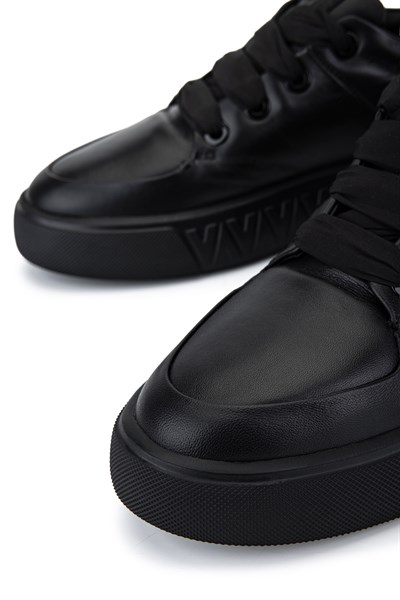 Mario Valentino Kadın Hakiki Deri Siyah Sneakers & Spor Ayakkabı