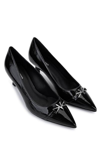 Mario Valentino Kadın Hakiki Deri Siyah Topuklu Ayakkabı