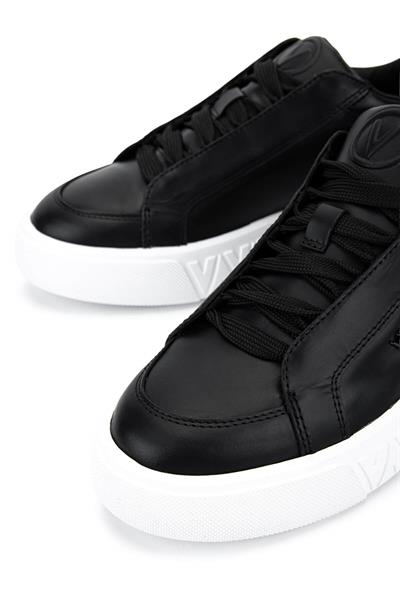 Mario Valentino Kadın Hakiki Deri Siyah Sneakers & Spor Ayakkabı