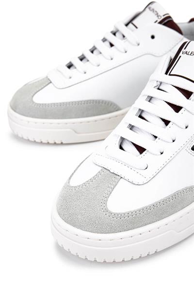 Mario Valentino Kadın Hakiki Deri Beyaz/Bordo Sneakers & Spor Ayakkabı