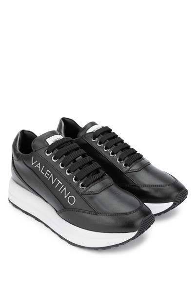 Mario Valentino Kadın Hakiki Deri Siyah Sneakers & Spor Ayakkabı