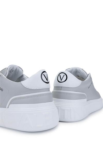 Mario Valentino Unisex Hakiki Deri Gri Sneakers & Spor Ayakkabı