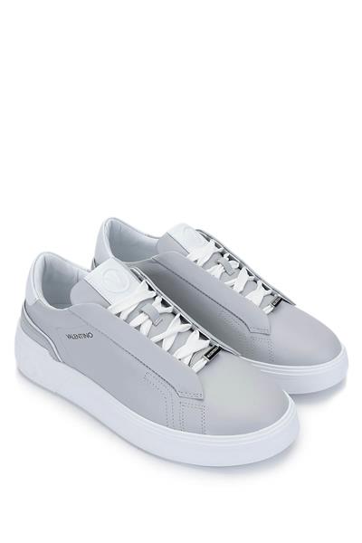 Mario Valentino Unisex Hakiki Deri Gri Sneakers & Spor Ayakkabı