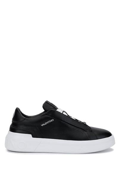 Mario Valentino Unisex Hakiki Deri Siyah Sneakers & Spor Ayakkabı