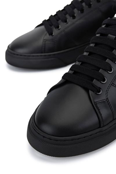 Mario Valentino Unisex Hakiki Deri Siyah Sneakers & Spor Ayakkabı