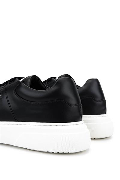 Mario Valentino Unisex Hakiki Deri Siyah Sneakers & Spor Ayakkabı