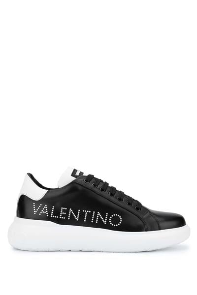 Mario Valentino Unisex Hakiki Deri Siyah Sneakers & Spor Ayakkabı