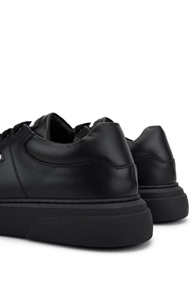 Mario Valentino Unisex Hakiki Deri Siyah Sneakers & Spor Ayakkabı
