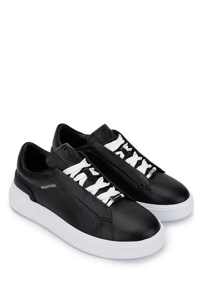 Mario Valentino Unisex Hakiki Deri Siyah Sneakers & Spor Ayakkabı