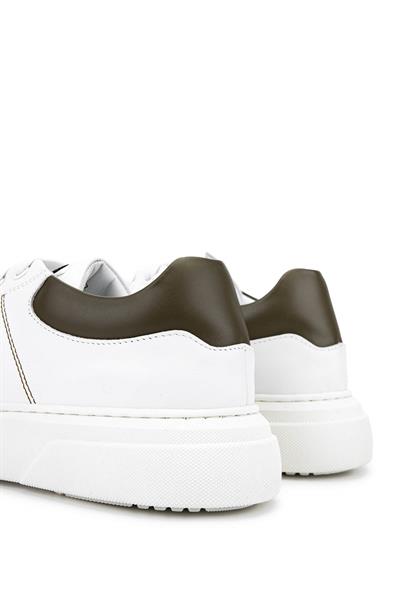 Mario Valentino Unisex Hakiki Deri Beyaz Sneakers & Spor Ayakkabı