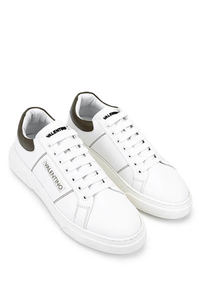 Mario Valentino Unisex Hakiki Deri Beyaz Sneakers & Spor Ayakkabı