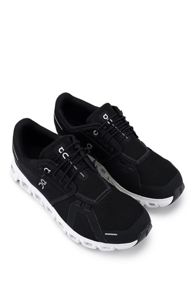 On Erkek Tekstil Siyah/Beyaz Sneakers & Spor Ayakkabı