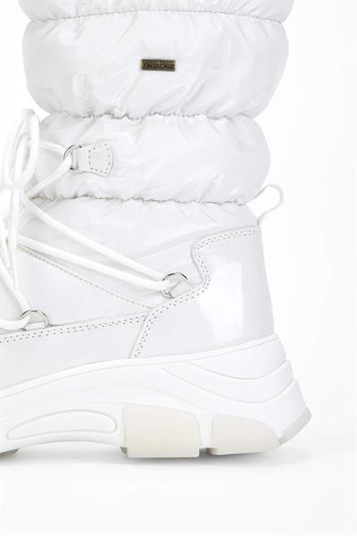Othree Kadın Deri & Tekstil Beyaz Kar Botu