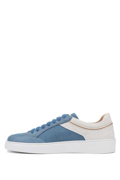 Redwood Erkek Deri & Tekstil Mavi Sneakers & Spor Ayakkabı