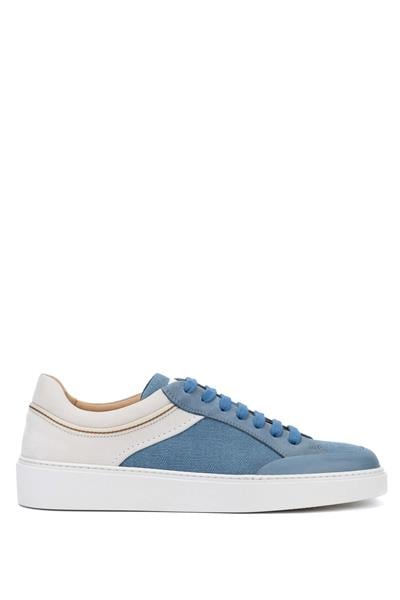 Redwood Erkek Deri & Tekstil Mavi Sneakers & Spor Ayakkabı