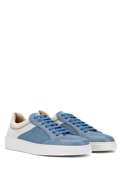 Redwood Erkek Deri & Tekstil Mavi Sneakers & Spor Ayakkabı