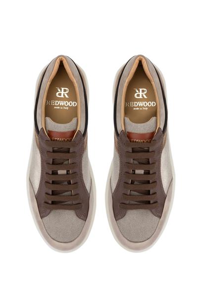 Redwood Erkek Deri & Tekstil Taupe Sneakers & Spor Ayakkabı