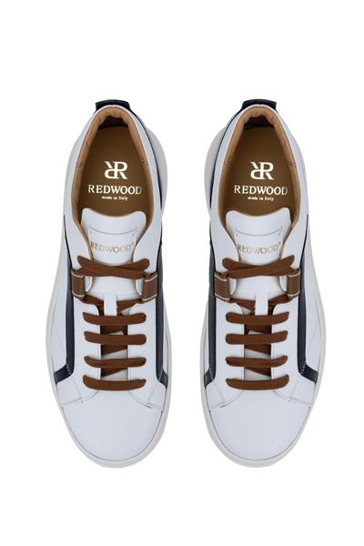 Redwood Erkek Hakiki Deri Beyaz Sneakers & Spor Ayakkabı