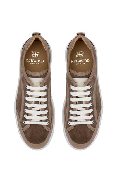 Redwood Erkek Hakiki Deri Kahverengi Sneakers & Spor Ayakkabı