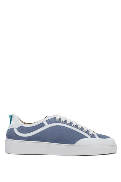 Redwood Erkek Hakiki Deri Mavi Sneakers & Spor Ayakkabı