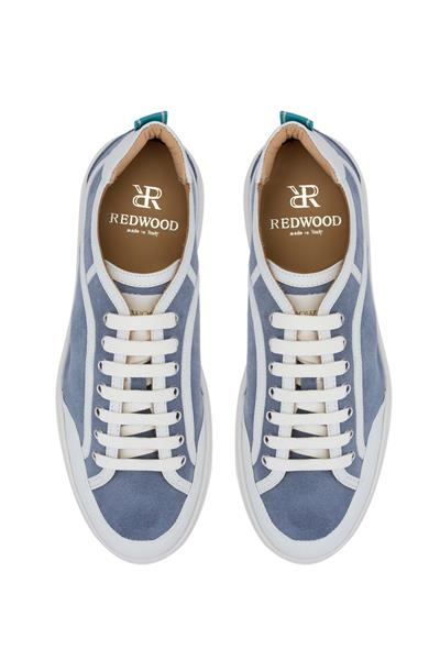 Redwood Erkek Hakiki Deri Mavi Sneakers & Spor Ayakkabı