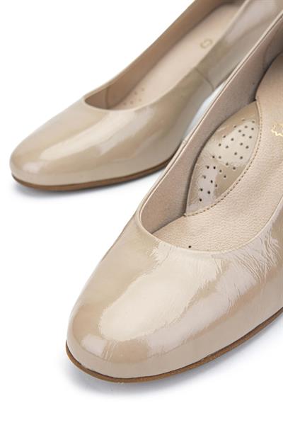 Relax Anatomic Kadın Hakiki Deri Bej Rugan Comfort Ayakkabı