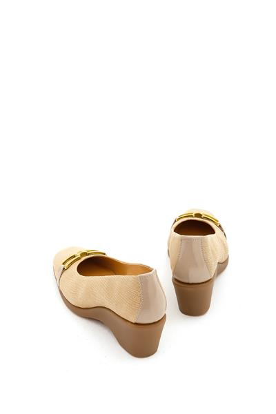 Relax Anatomic Kadın Hakiki Deri Bej Comfort Ayakkabı