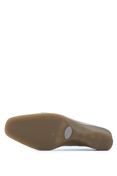 Relax Anatomic Kadın Hakiki Deri Bej Mokasen & Loafer Ayakkabı