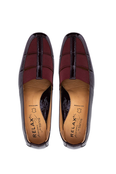 Relax Anatomic Kadın Hakiki Deri Bordo Comfort Ayakkabı