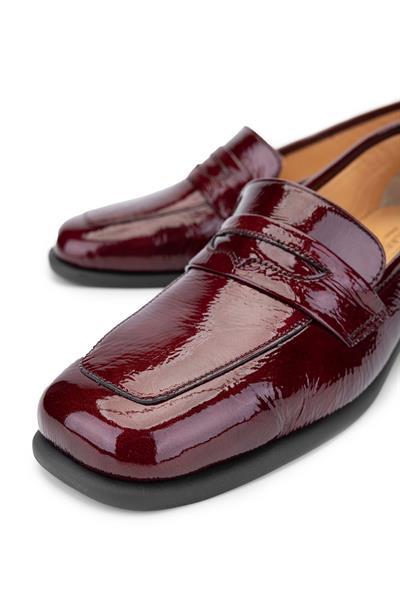 Relax Anatomic Kadın Hakiki Deri Bordo Comfort Ayakkabı