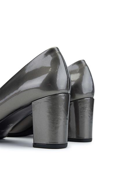 Relax Anatomic Kadın Hakiki Deri Gri Rugan Comfort Ayakkabı