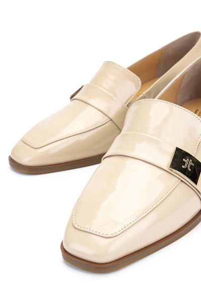 Relax Anatomic Kadın Hakiki Deri Comfort Bej Rugan Ayakkabı