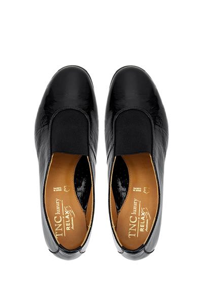 Relax Anatomic Kadın Hakiki Deri Siyah Comfort Ayakkabı