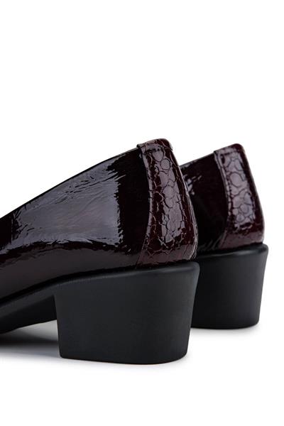 Relax Anatomic Kadın Hakiki Deri Bordo Comfort Ayakkabı