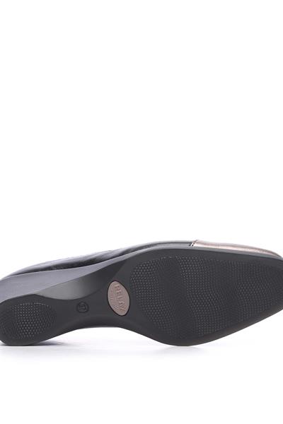 Relax Anatomic Kadın Hakiki Deri Gri Mokasen & Loafer Ayakkabı