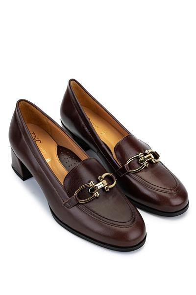 Relax Anatomic Kadın Hakiki Deri Kahverengi Comfort Ayakkabı