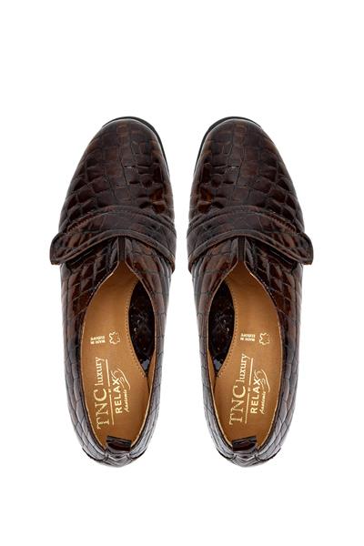 Relax Anatomic Kadın Hakiki Deri Kahverengi Comfort Ayakkabı